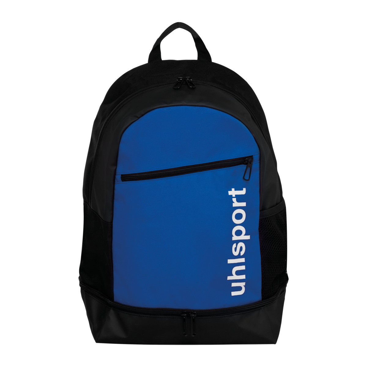 Essential Backpack Bottom compartment in azure blue black white in the official uhlsport store